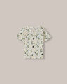 Playera Cuello Redondo Estampada,BLANCO P1